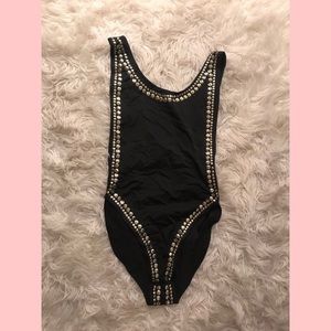 Black Stud One Piece